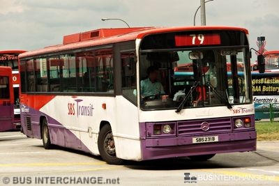 Bus 79 - SBS Transit Mercedes-Benz O405 (SBS231B)
