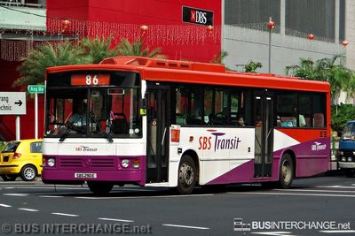 Bus 86 - SBS Transit Mercedes-Benz O405 (SBS290E)