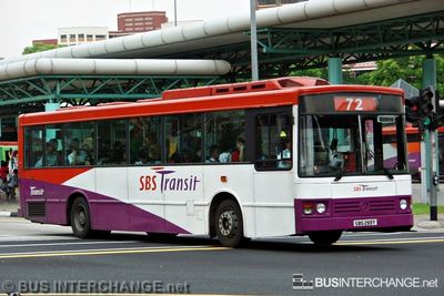 Bus 72 - SBS Transit Mercedes-Benz O405 (SBS293Y)