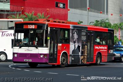 Bus 130 - SBS Transit Mercedes-Benz O405 (SBS353H)