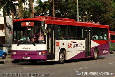 Bus 90 - SBS Transit Mercedes-Benz O405 (SBS354E)