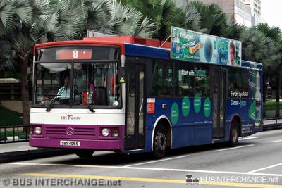 Bus 8 - SBS Transit Mercedes-Benz O405 (SBS405S)