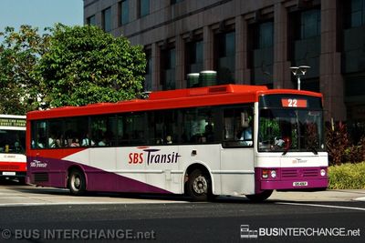 Bus 22 - SBS Transit Mercedes-Benz O405 (SBS406P)
