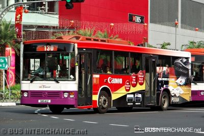 Bus 130 - SBS Transit Mercedes-Benz O405 (SBS411Z)