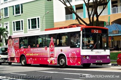Bus 52 - SBS Transit Mercedes-Benz O405 (SBS414R)