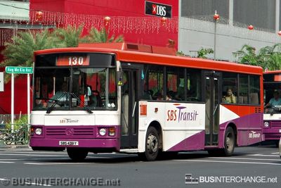 Bus 130 - SBS Transit Mercedes-Benz O405 (SBS438Y)