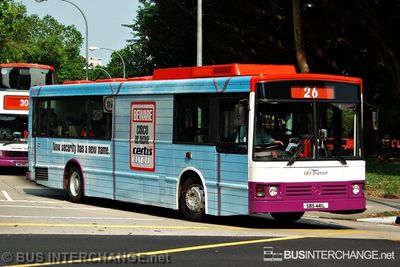 Bus 26 - SBS Transit Mercedes-Benz O405 (SBS441L)