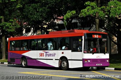 Bus 52 - SBS Transit Mercedes-Benz O405 (SBS469H)