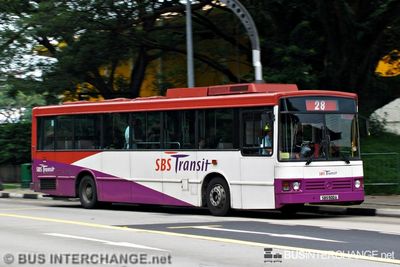 Bus 28 - SBS Transit Mercedes-Benz O405 (SBS500A)