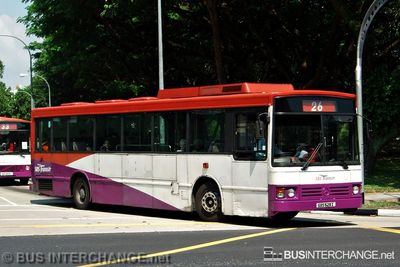 Bus 26 - SBS Transit Mercedes-Benz O405 (SBS528X)