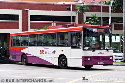 Bus 105 - SBS Transit Mercedes-Benz O405 (SBS547R)
