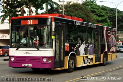 Bus 31 - SBS Transit Mercedes-Benz O405 (SBS581R)
