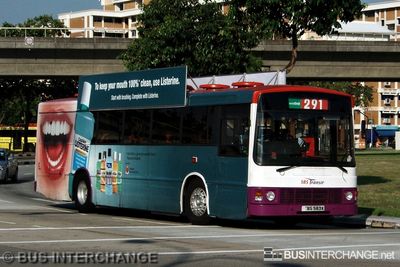 Bus 291 - SBS Transit Volvo B10M (Mark III) (SBS583K)