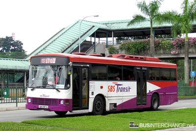 Bus 170 - SBS Transit Volvo B10M (Mark III) (SBS587A)