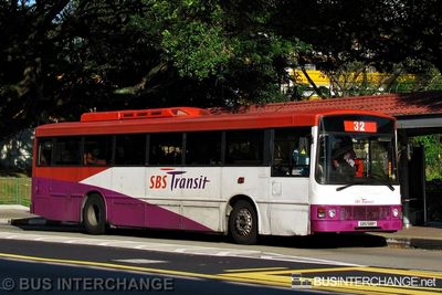 Bus 32 - SBS Transit Volvo B10M (Mark III) (SBS588Y)