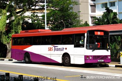 Bus 9 - SBS Transit Volvo B10M (Mark III) (SBS611M)