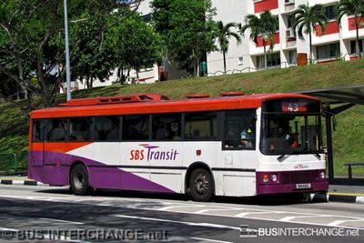 Bus 43 - SBS Transit Volvo B10M (Mark III) (SBS620L)