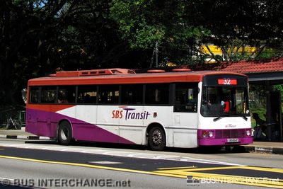 Bus 32 - SBS Transit Volvo B10M (Mark III) (SBS654P)