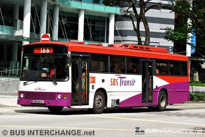 Bus 166 - SBS Transit Volvo B10M (Mark III) (SBS694Z)