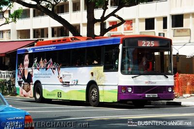 Bus 225 - SBS Transit Volvo B10M (Mark III) (SBS729H)