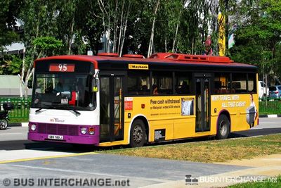 Bus 95 - SBS Transit Volvo B10M (Mark III) (SBS789J)