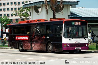 Bus 291 - SBS Transit Volvo B10M (Mark III) (SBS790D)