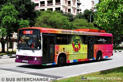 Bus 315 - SBS Transit Volvo B10M (Mark III) (SBS803B)