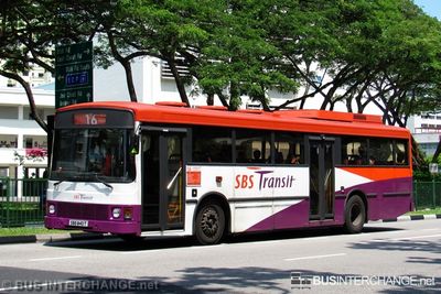 Bus 16 - SBS Transit Volvo B10M (Mark III) (SBS840T)