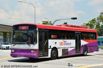 Bus 37 - SBS Transit Volvo B10M (Mark IV) (SBS889D)