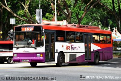 Bus 162 - SBS Transit Volvo B10M (Mark IV) (SBS891X)