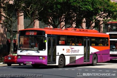 Bus 22 - SBS Transit Volvo B10M (Mark IV) (SBS891X)