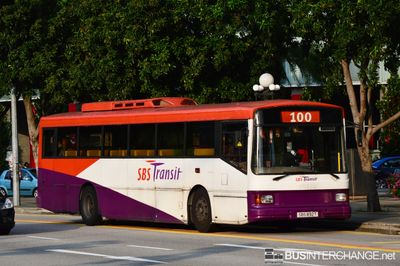 Bus 100 - SBS Transit Volvo B10M (Mark IV) (SBS892T)
