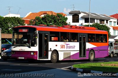 Bus 103 - SBS Transit Volvo B10M (Mark IV) (SBS894M)
