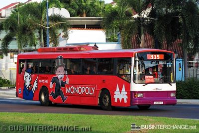 Bus 315 - SBS Transit Volvo B10M (Mark IV) (SBS897E)