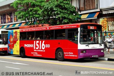 Bus 143 - SBS Transit Volvo B10M (Mark IV) (SBS903X)