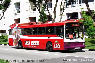 Bus 315 - SBS Transit Volvo B10M (Mark IV) (SBS909E)
