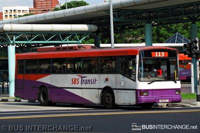 Bus 113 - SBS Transit Volvo B10M (Mark IV) (SBS921T)
