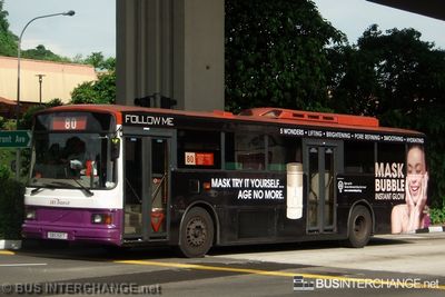 Bus 80 - SBS Transit Volvo B10M (Mark IV) (SBS921T)