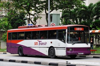 Bus 193 - SBS Transit Volvo B10M (Mark IV) (SBS927C)