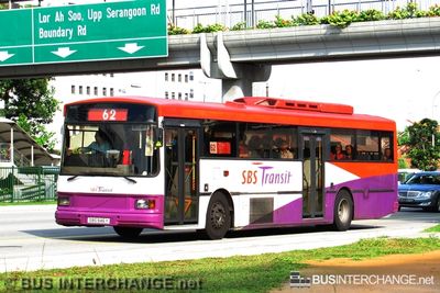 Bus 62 - SBS Transit Volvo B10M (Mark IV) (SBS946T)
