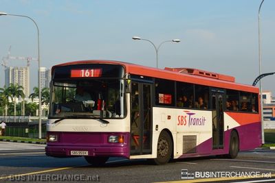 Bus 161 - SBS Transit Volvo B10M (Mark IV) (SBS959K)