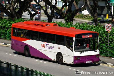 Bus 159 - SBS Transit Volvo B10M (Mark IV) (SBS974R)