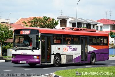 Bus 109 - SBS Transit Volvo B10M (Mark IV) (SBS984L)
