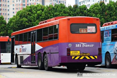Bus 83 - SBS Transit Volvo B10M-70 14.5m (SBS997A)
