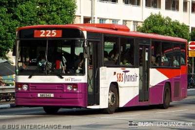 Bus 225 - SBS Transit Scania N113CRB (SBS54X)