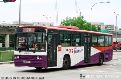 Bus 28 - SBS Transit Scania N113CRB (SBS73R)