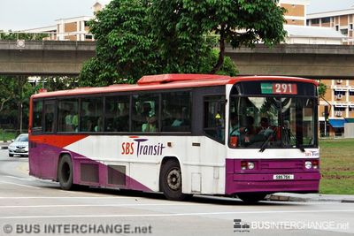 Bus 291 - SBS Transit Scania N113CRB (SBS75K)