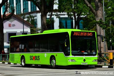 Bus 945 - Tower Transit Singapore Mercedes-Benz Citaro (SG1001D)