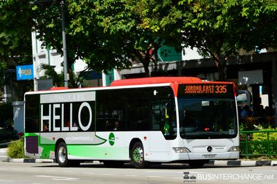 Bus 335 - Tower Transit Singapore Mercedes-Benz Citaro (SG1004X)