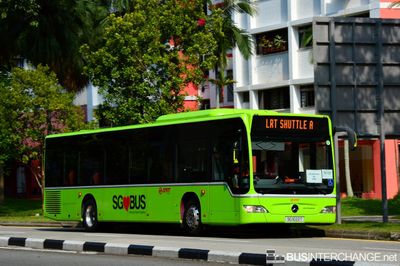 SMRT Buses Mercedes-Benz Citaro (SG1022T) - LRT Shuttle A